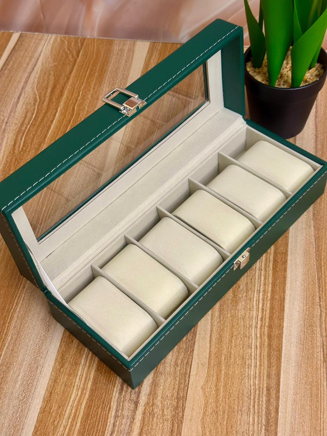 COFFRET DE RANGEMENT POUR MONTRES / 6 PIECES