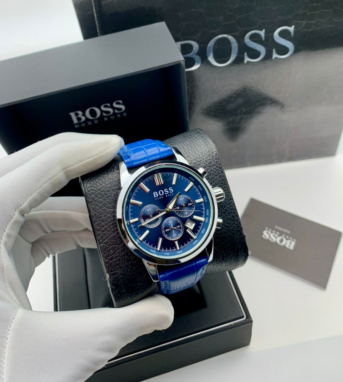 Montre Boss Cuir Homme