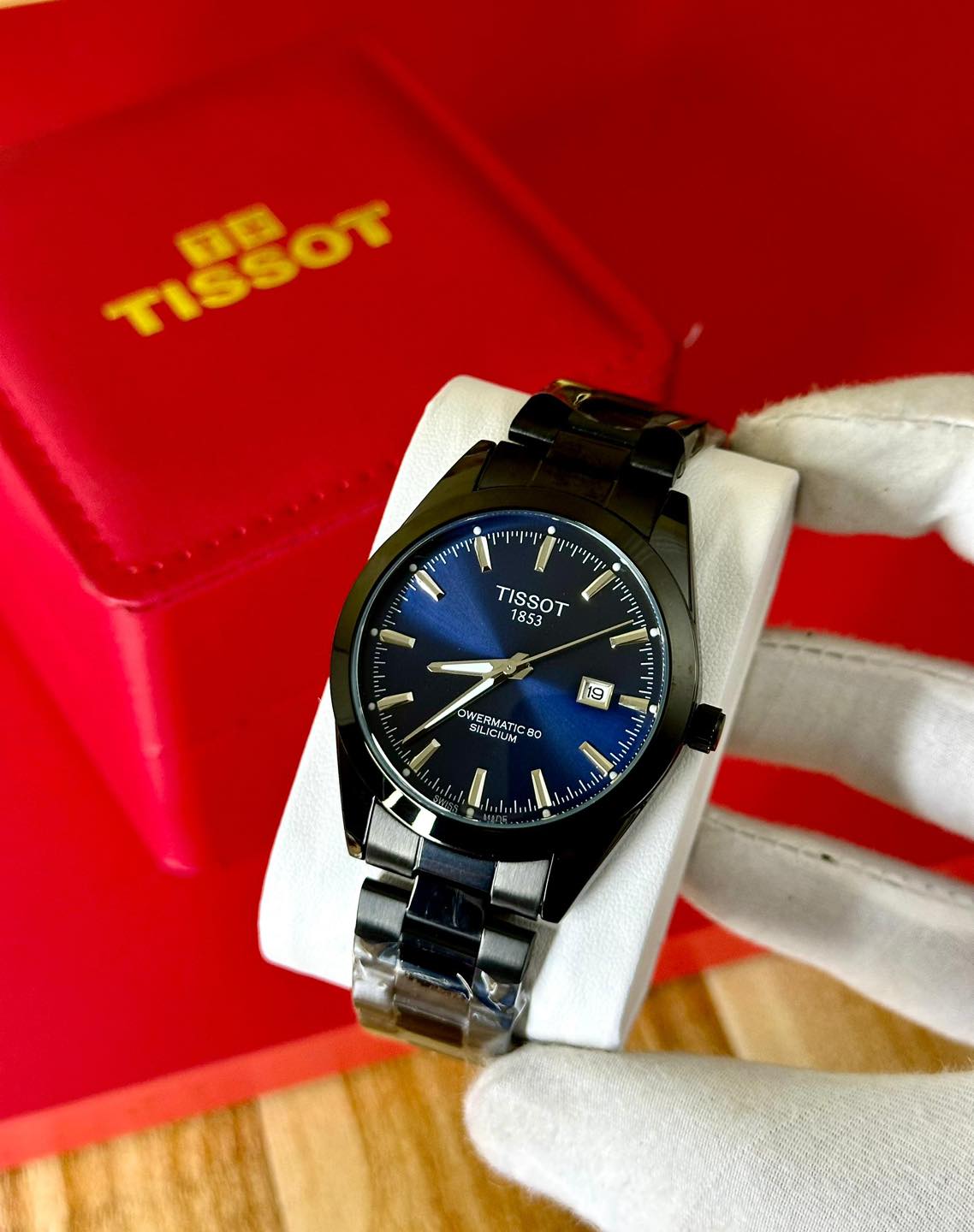 MONTRE TISSOT GENTLMAN HOMME NOIR BLEU