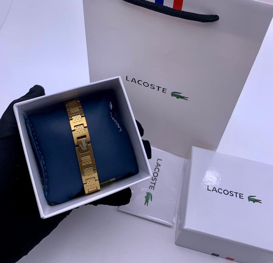 BRACELET LACOSTE POUR HOMME DORE