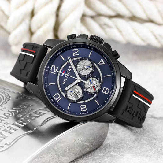 Montre Tommy Pour Homme France All black