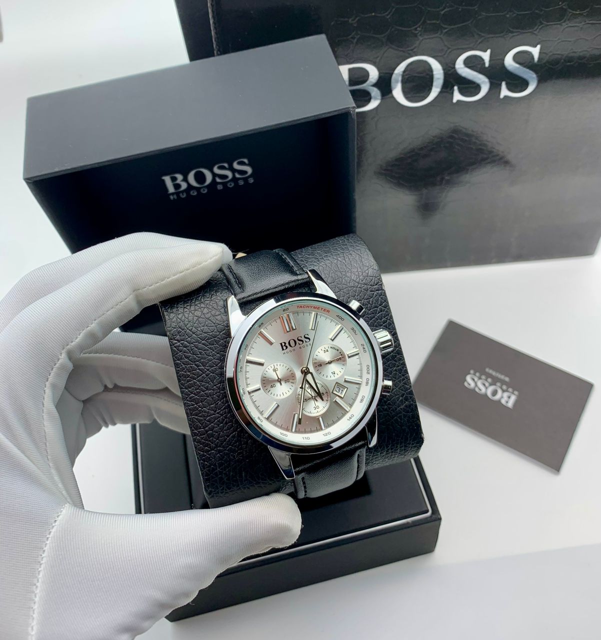 Montre Boss Cuir Homme