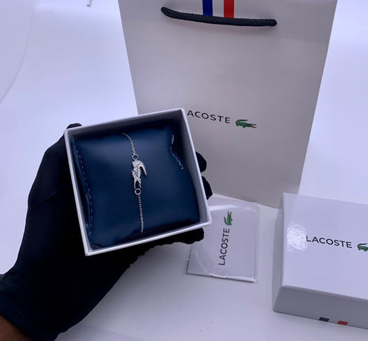 BRACELET LACOSTE DAME ARGENT